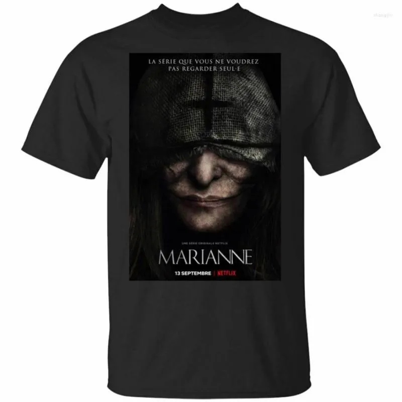 Męskie koszule T Marianne (2023) TV Black Navy T-shirt S-3xl Bluza koszulka