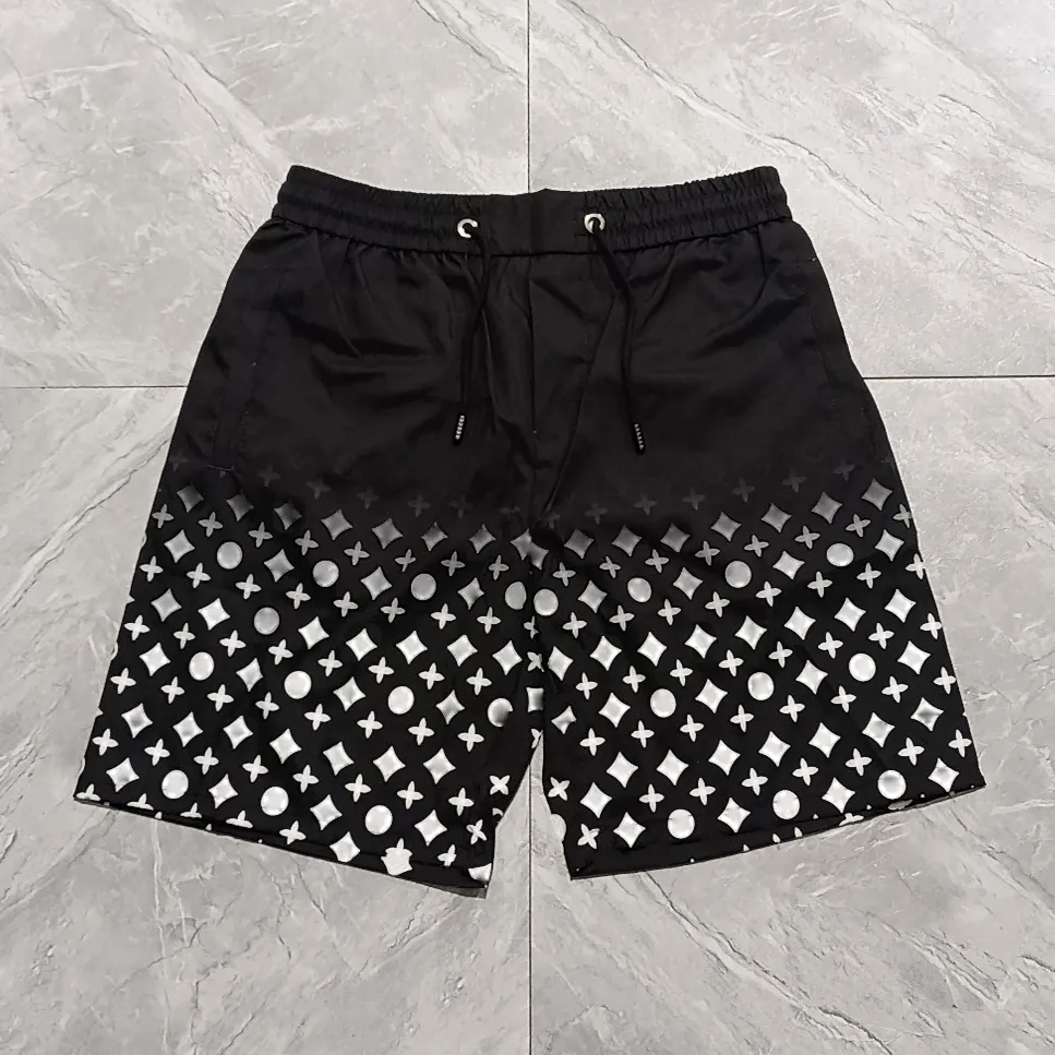 Summer Mens Designer Shorts Fashion Casual Sport Lose Bokser Swim Szybkie suszenie stroje kąpielowe drukowanie czarnych białych mężczyzn spodnie plażowe