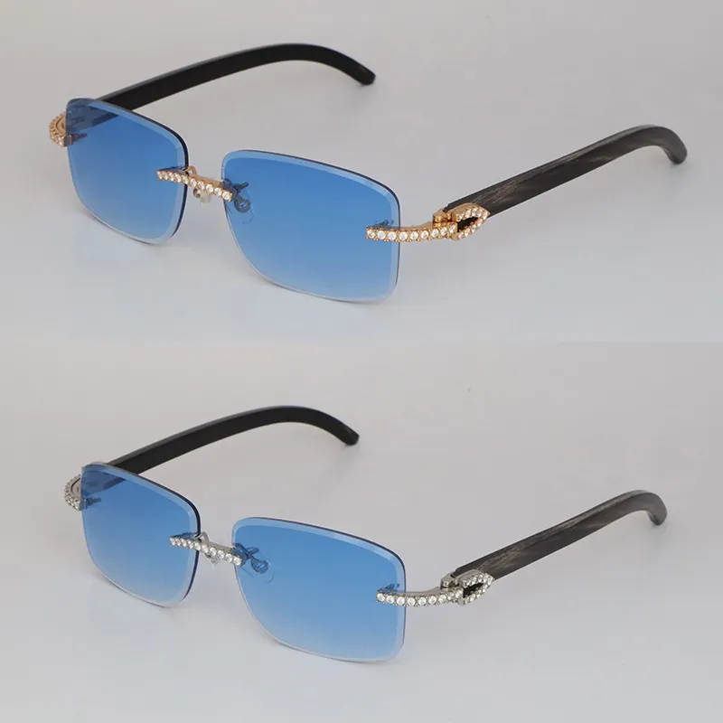 【超目玉】 Handmade Sunglasses Rimless Rim Diamond Moissanite Luxury パーツ