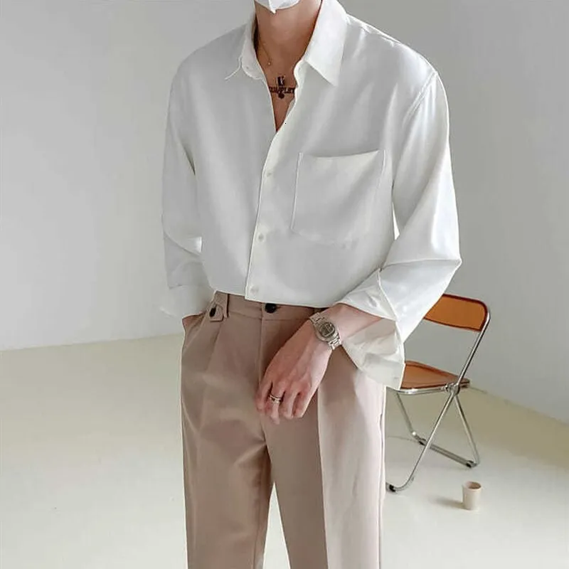 Solid color long sleeve button down shirts store