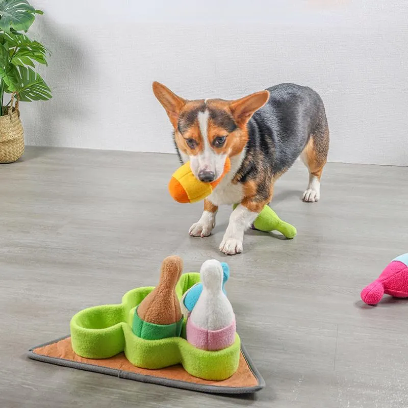 Hondensnuffelbal voor honden Puzzelspeelgoed IQ verhogen Langzaam doseren Feeder Hondenneus-snuffelspeeltje Trainingsspellen voor huisdieren Intelligentiespeelgoed