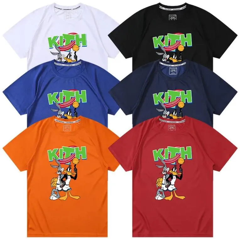 T-shirts voor heren klassieke designer t-shirt zomer mannen korte mouw snel drogen basketbal t-shirt tee kiths herenkleding