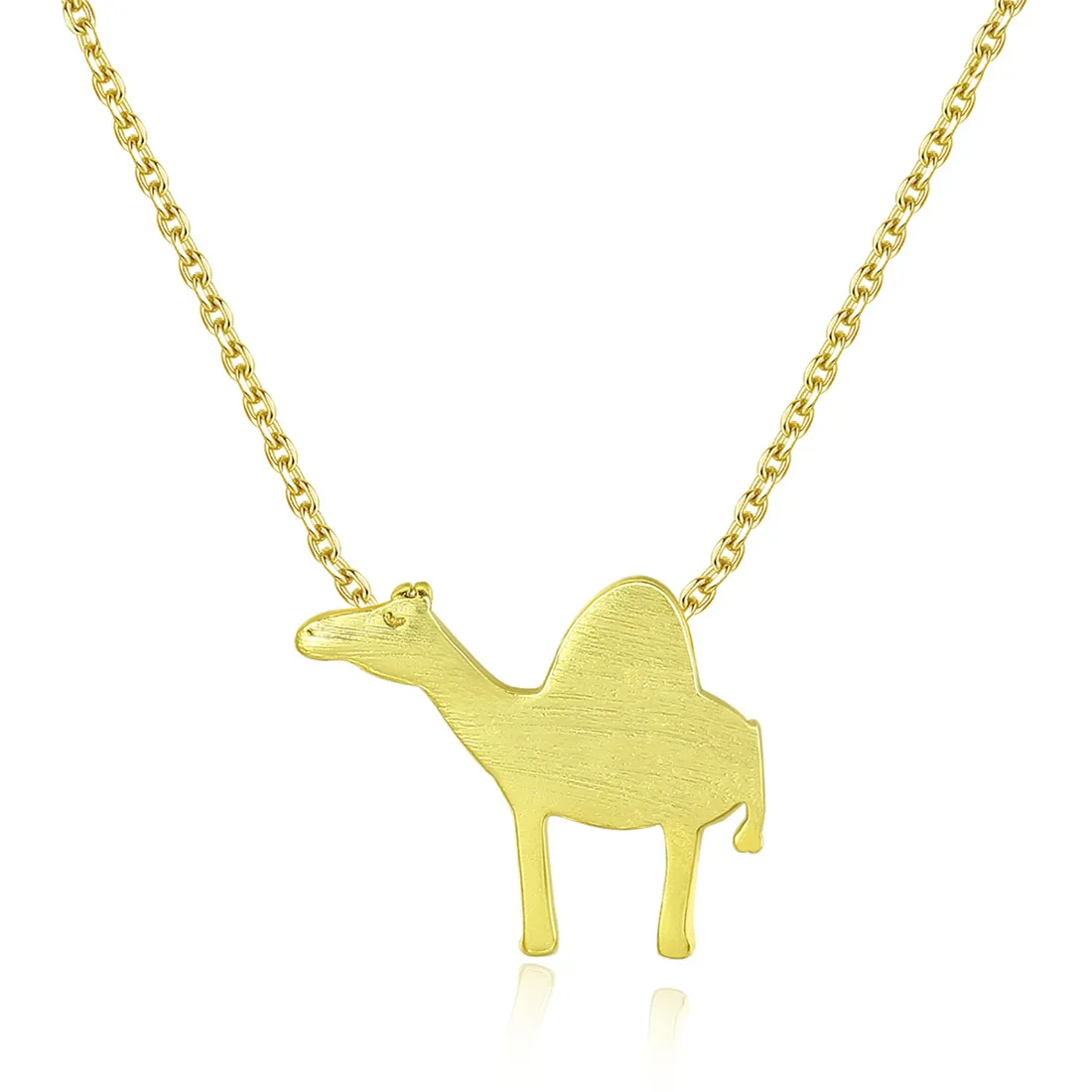 High End Desert Camel Dainty Pendant Necklace 2023 Summer Fashion Brand