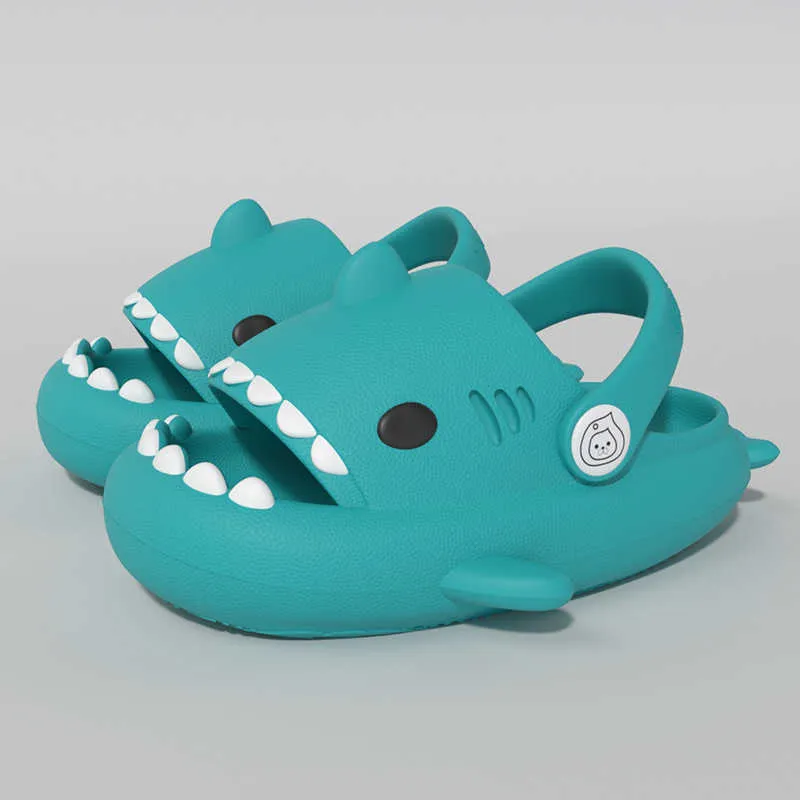 Kids shark crocs hotsell