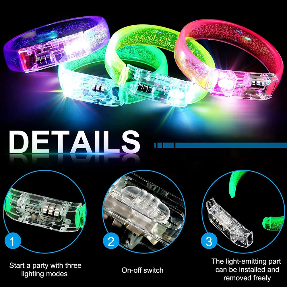Party Hour Premium Glow in The Dark Lumi Sticks, Light Up Bracelets,  Headbands, Necklace, Wristbands Toys for Adult and Kids - Pack of 100  Pieces : Amazon.in: Toys & Games