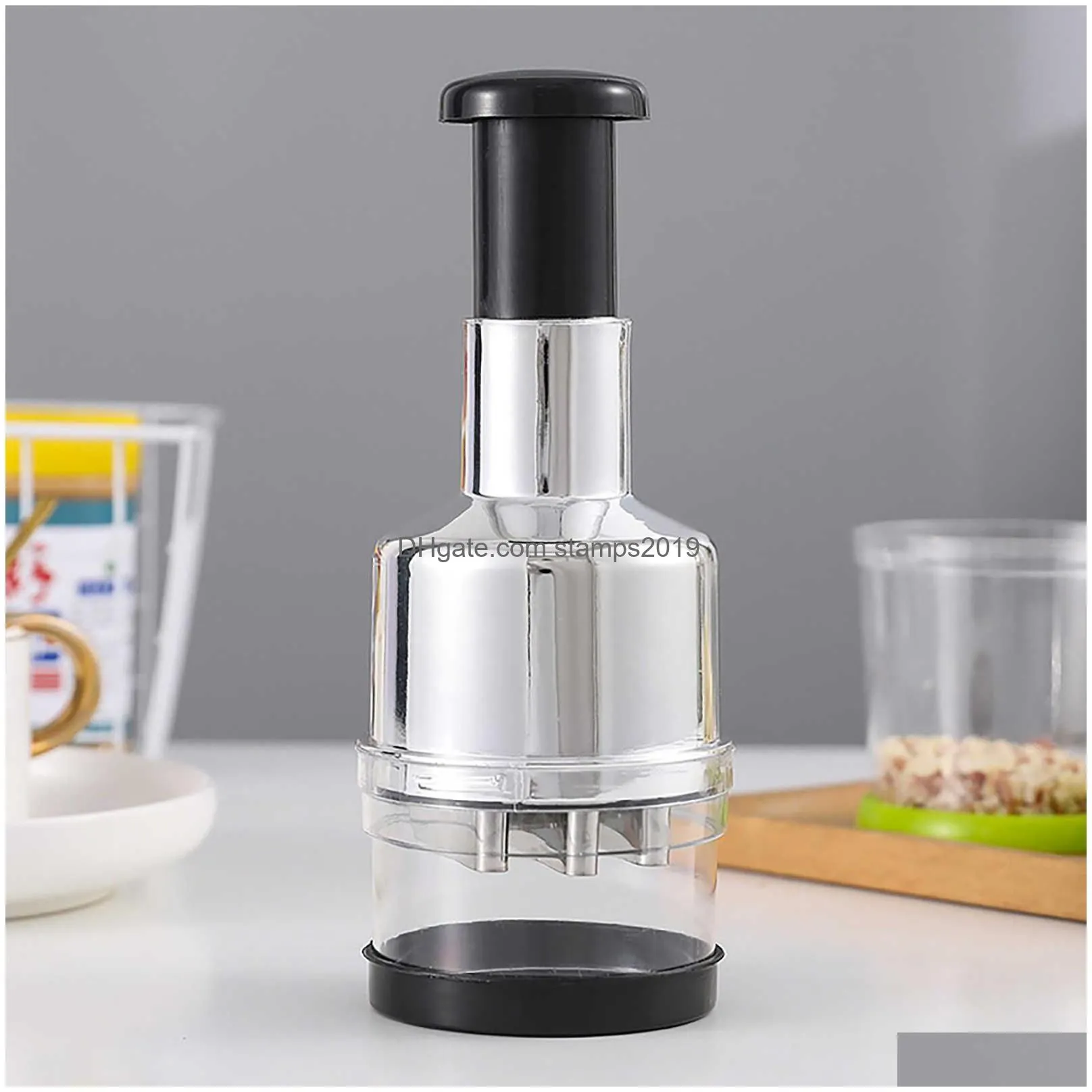 handpressing vegetable cutter manual onion chopper garlic crusher mash garlic device dicer mixer kitchen tools