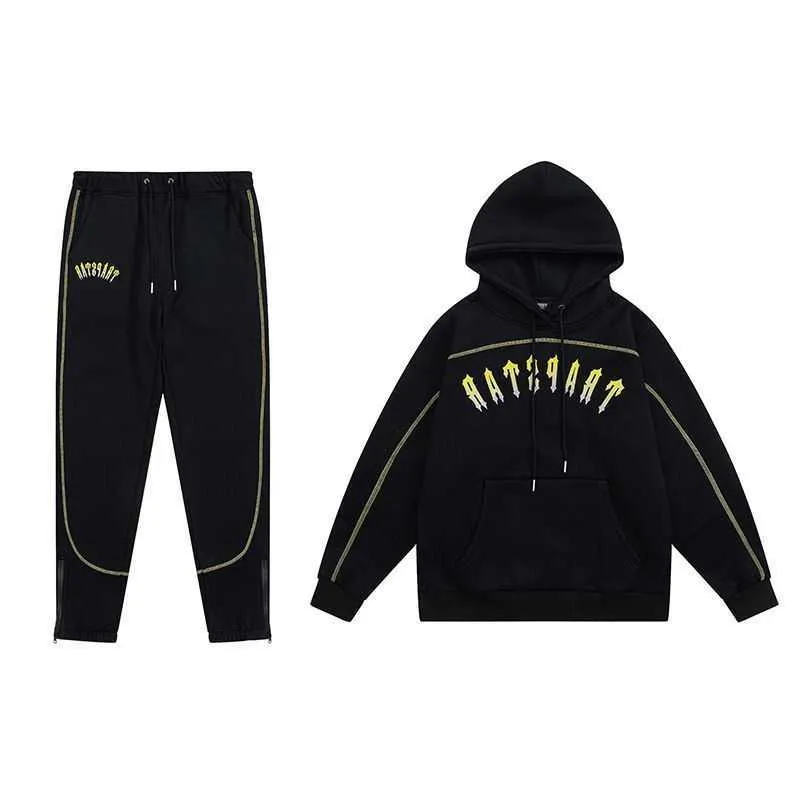 2023 Trapstar Rainbow Tracksuit Hoodie Towel Embroidery Unisex