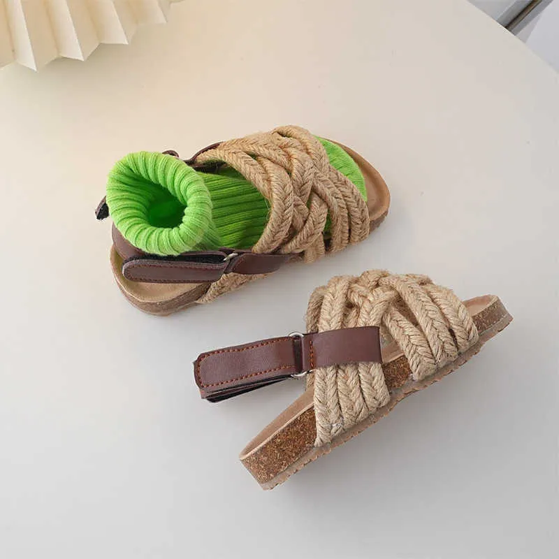 Kids rope sandals shop
