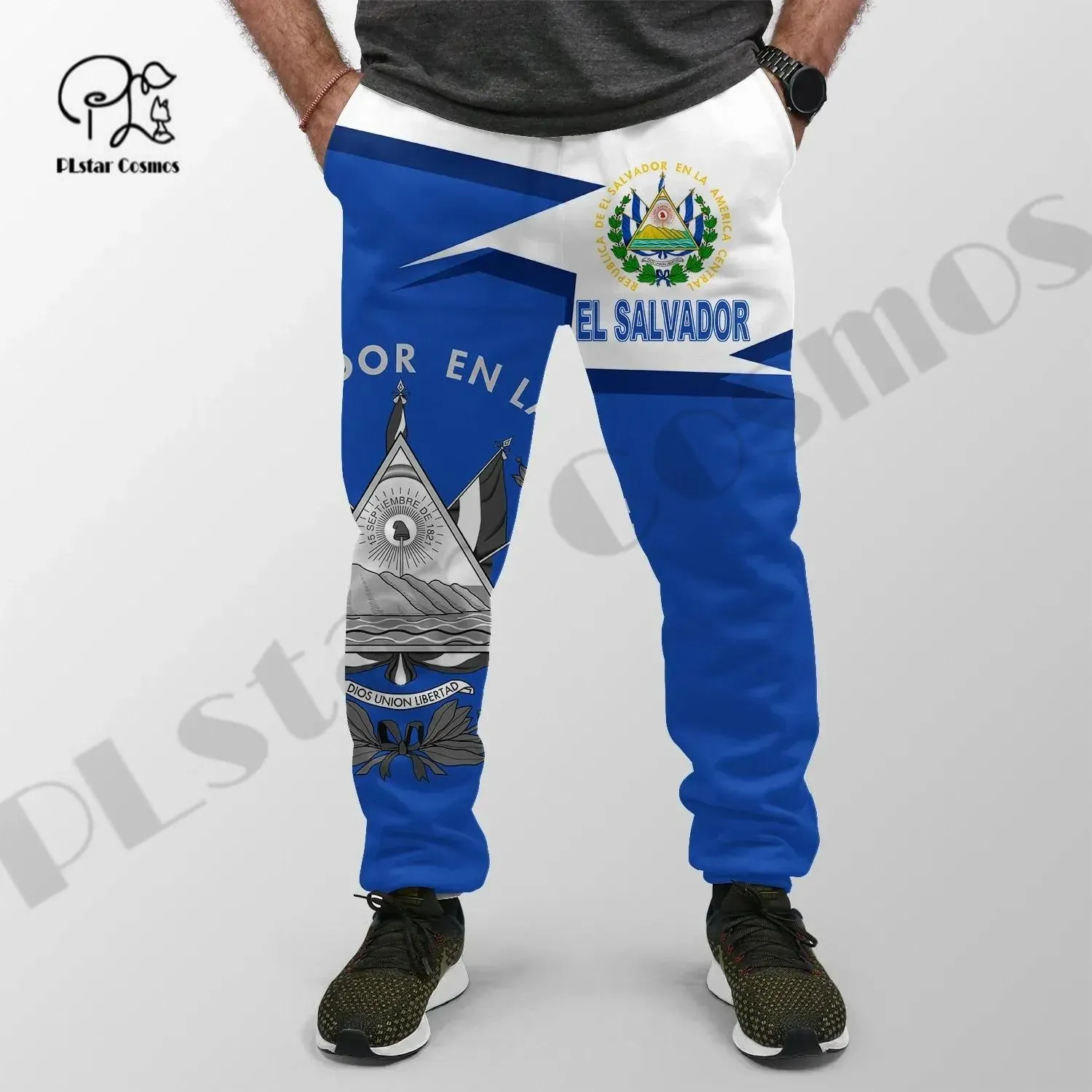 Pantolon plstar kozmos 3dprinted el salvador country bayrağı gündelik muhteşem pantolonlar eşofmanlar erkek/kadın joggers pantolonlar dropshipping