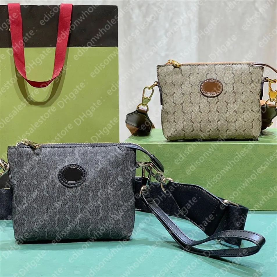 Erkekler ve kadınlar için en üst düzey mini omuz çantaları omuz lüks çanta cüzdanı elçi çantaları el çantası erkekler kadın tasarım crossbody çanta güzel bir kutu