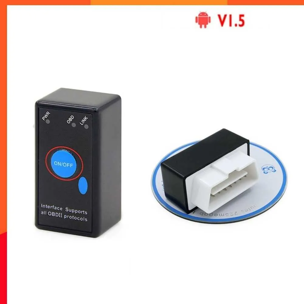 NY NY 2021 NYA ELM327 V1.5 OBD2 -chip och Bluetooth Reader J1850 Power On/Off 12V OBDII Scanner Conversation Tool Jämförelse