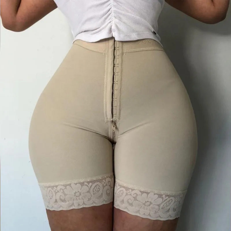 Damesbanden bbl shorts faja dames body shaper hoge taille buikcontrole slipje gordel shapewear slanke ondergoed strakke buik korset 230504