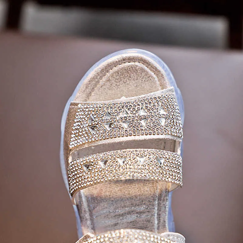 Weiß rosa Kinder Sommer Kinder für Mode Diamond Prinzessin Schuhe Mädchen Sandalen Sandalen