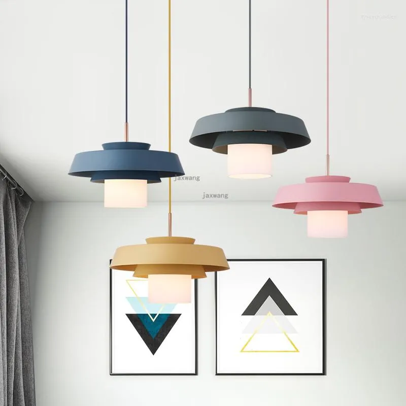 Pendelleuchten Nordisches Design LED-Leuchten Küche Hängende Minimalistische Wohnkultur Wohnzimmer Glanz Beleuchtung Leuchten