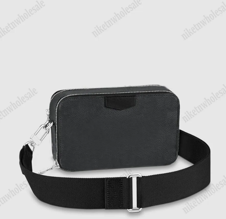 M81260 アルファウェアラブル財布メンズミニフラップ電話バッグ小さなショルダーバッグ男性のための高級デザイナーモノグラムレザー財布クロスボディ財布