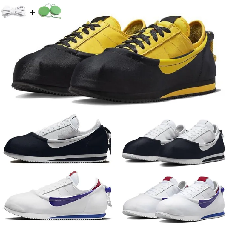 Clot x Men Women Running Shoes Tênis Bruce Lee Varsity Maize Clotez Preto Branco Forrest Gump Game Royal University Red Mens Trainers Sports Tênis 36-45