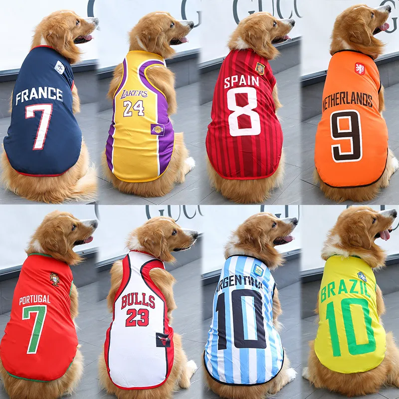 Pet sports apparel outlet