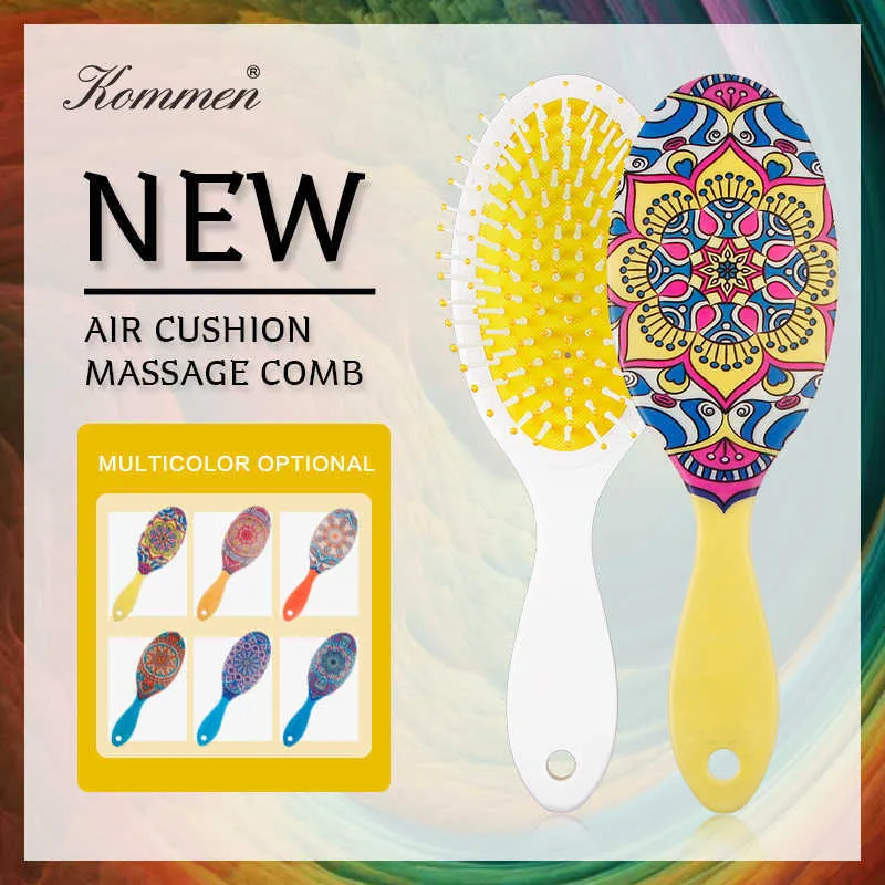 Ulta Hair Brushes New Creative Print Hair Detangler Comb AntiStatic