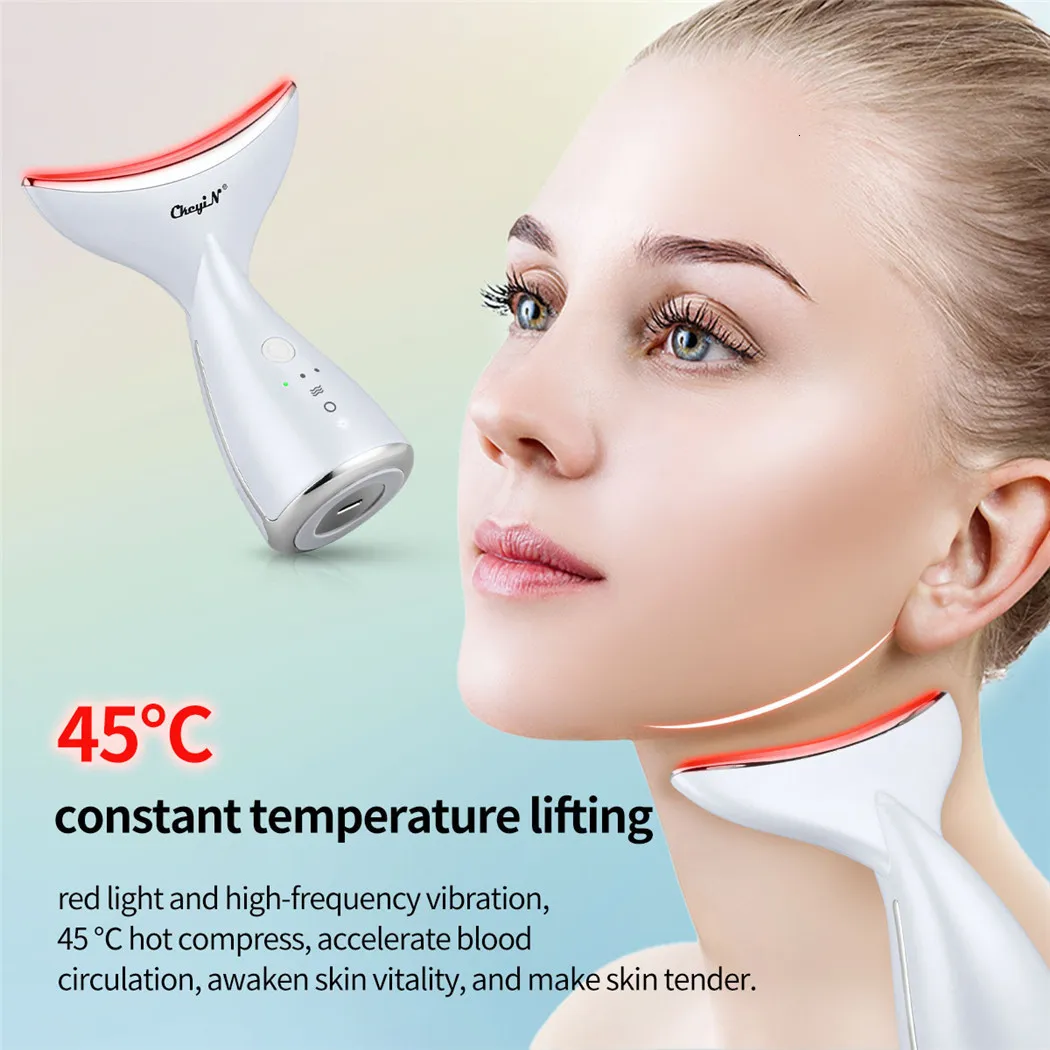 Masajeador facial led ultrasonico top