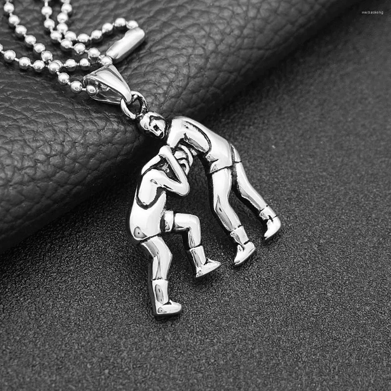 Wrestling necklace for guys deals