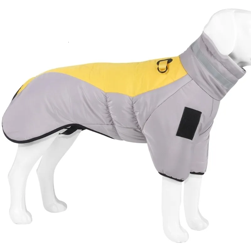 Hondenkledinghond jas winterkleding Turtleneck jassen hoge nek reflecterende kleding voor koud weer voor grote middelgrote ras hond 230504