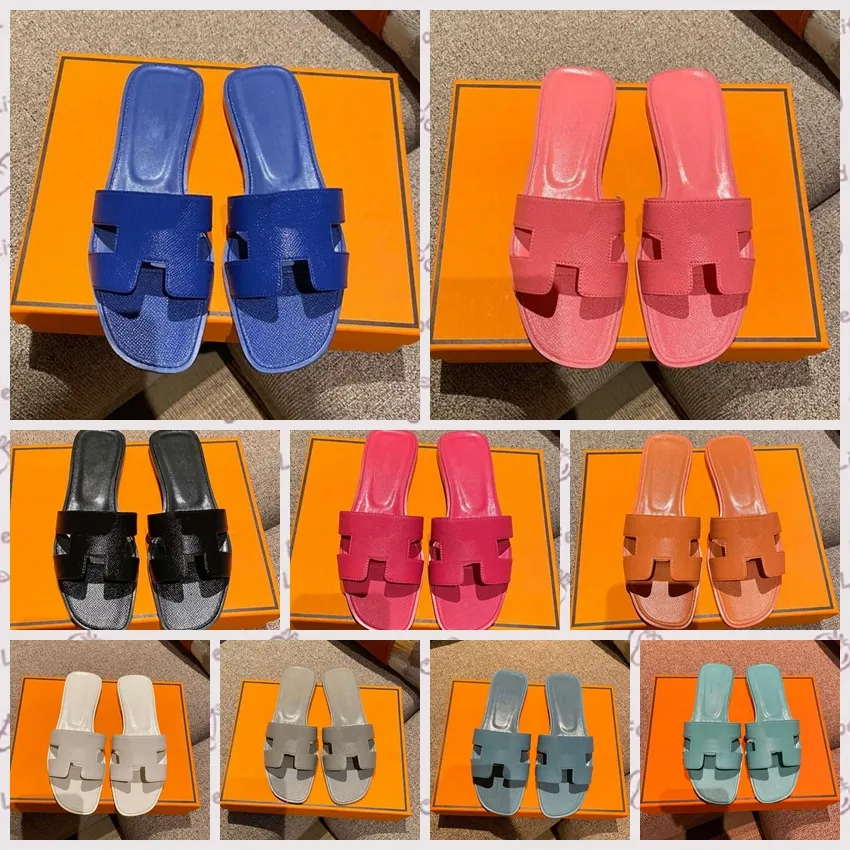 Femmes Sandales Marque Designer Pantoufles Plat Tongs De Luxe Mode