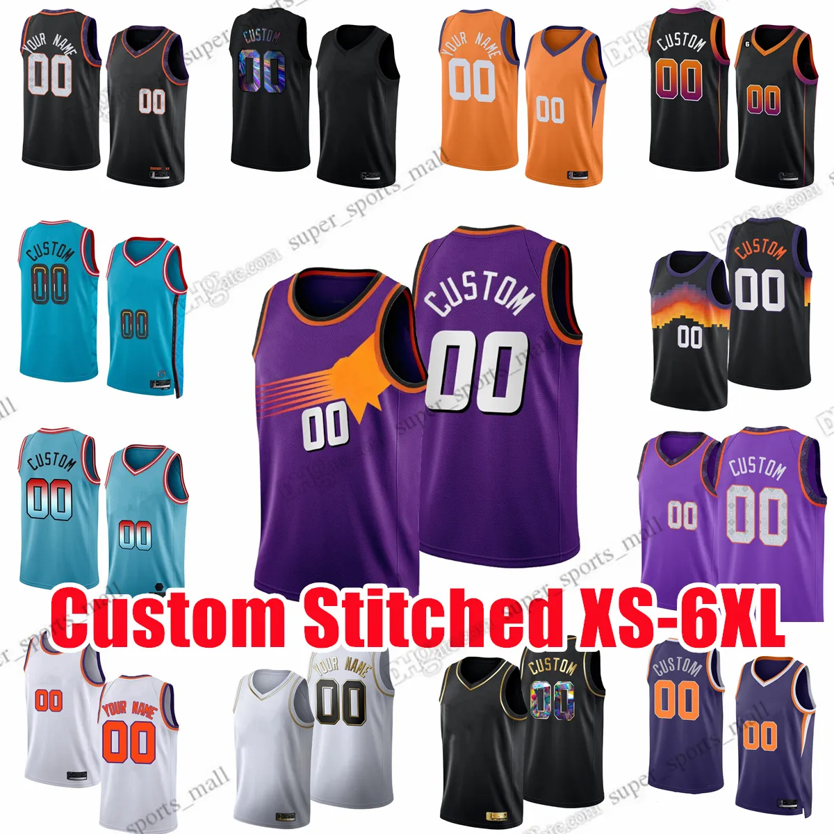 Durant Customed Sched XS-6xl Basketball Jersey Paul Booker Ayton Jock Landale Terrence Ross T.J. Warren Ish Wainright Saben Lee Damion Lee Bismack Biyombo