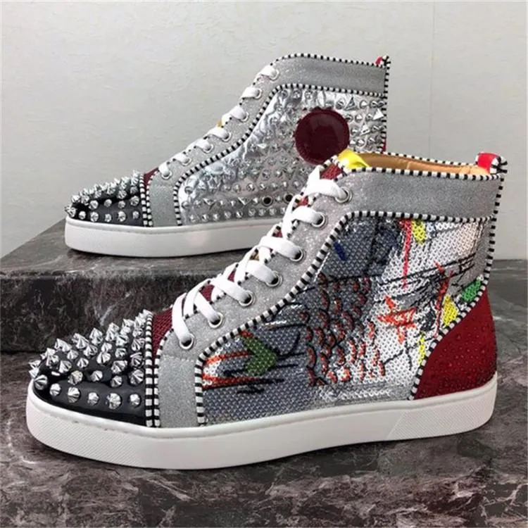 Mens red and white 'high tops hot sale