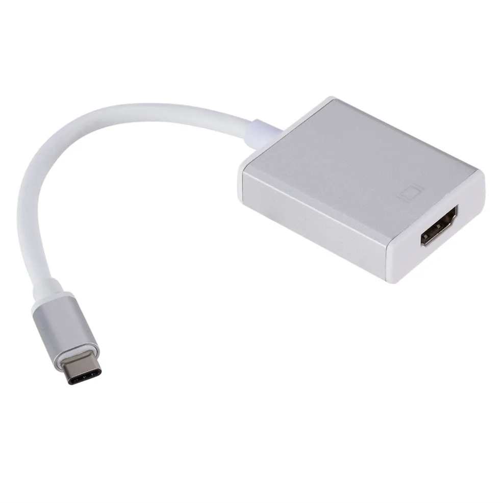 Câble adaptateur USB-C vers HDMI Diffusez des vidéos et des films en 4K Ultra HD depuis votre ordinateur portable ou votre téléphone