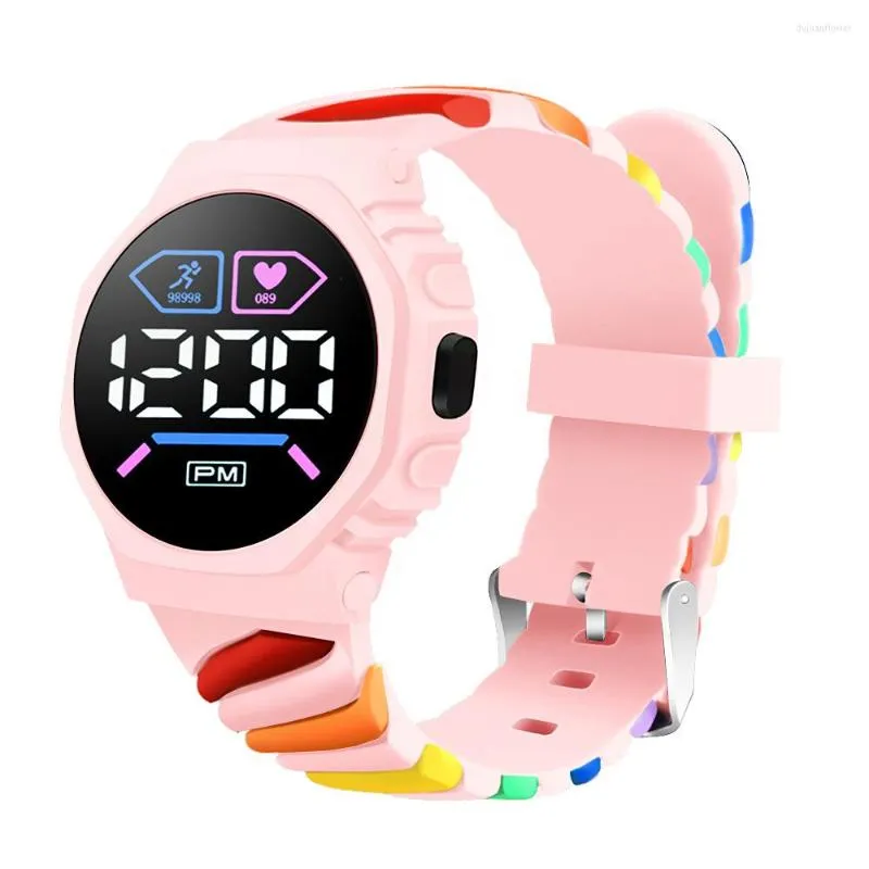 Montre Enfant Garçon Analogique Avec Numéros Sangle Caoutchouc