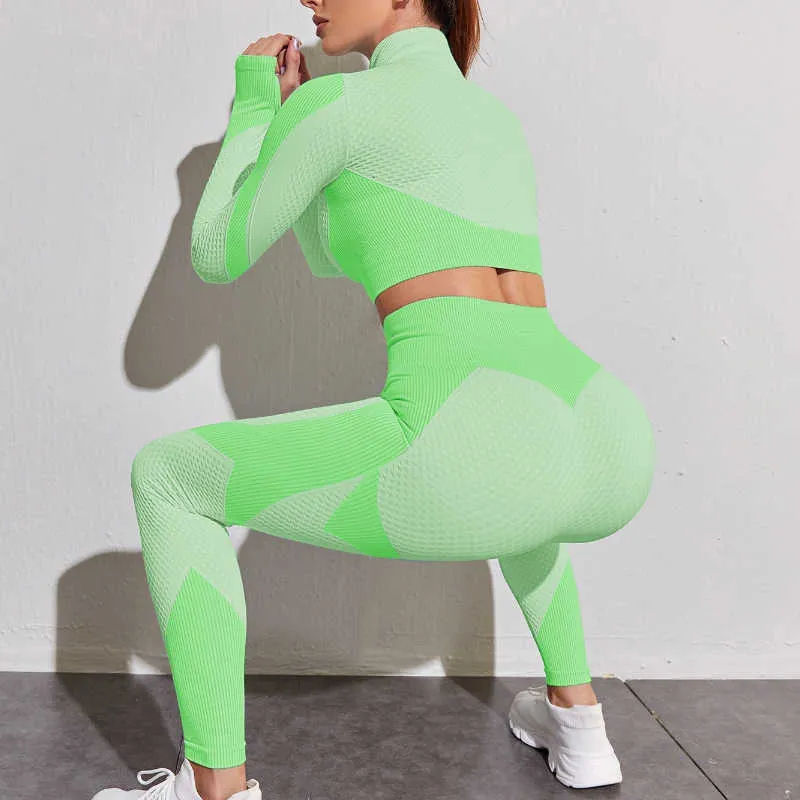 Seamless Yoga Seamless Set For Women Gym Fitness Clothing With Leggings And Top  Sportswear For Yoga And Training P230504 From Musuo10, $15.12