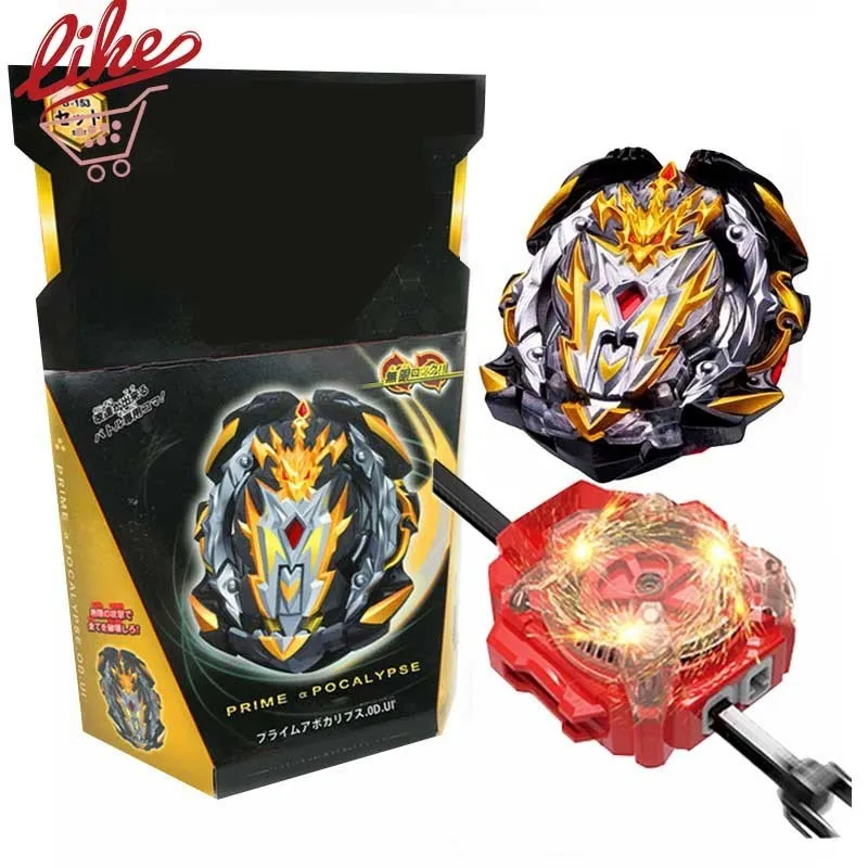 Spinning Top Laike GT B-153 Prime Apocalypse Spinning Top B153 Bey with Launcher Box Set Toys for Children 230504