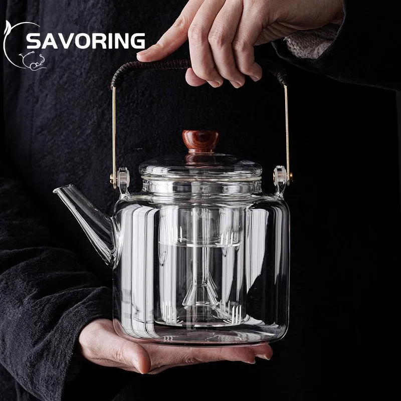 Teavana Teaware Electric Tea Maker Set With Glass Kettle For Boiling Water On Stove Small