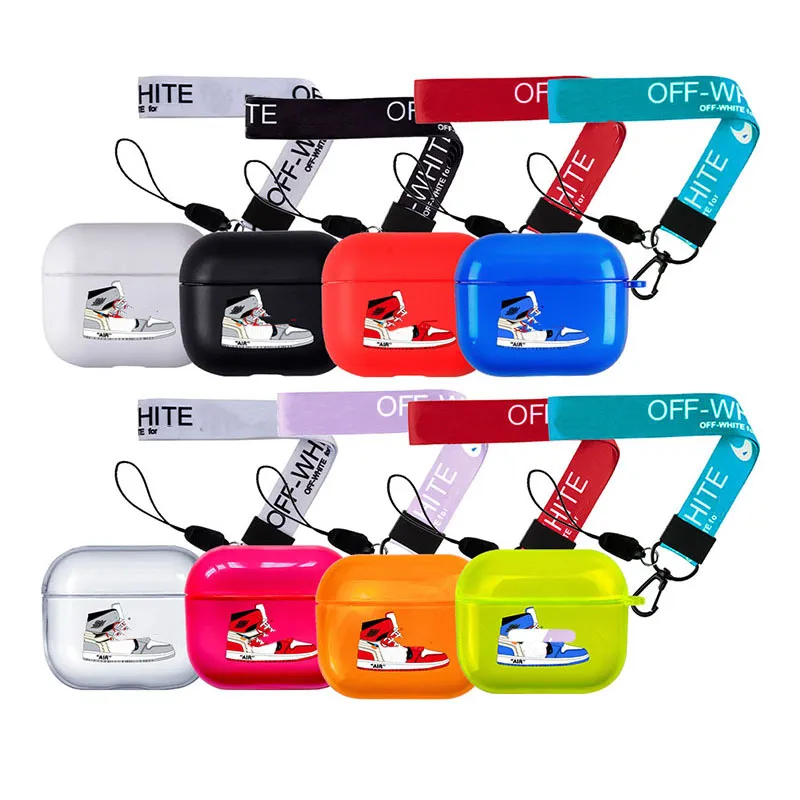 Cool Waterproof Golf Shoes Design TPU Case For Apple AirPods 1 2