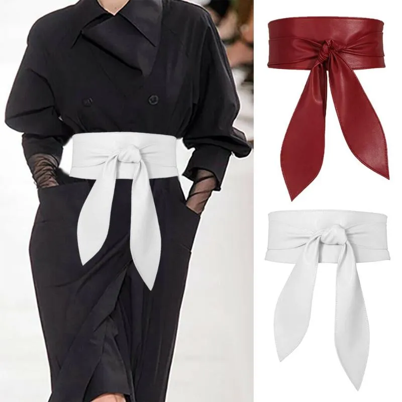 Belts Soft Clothing Decoration Bow Ribbon Waist Decorative Waistband Women's Wide Girdle StrapBelts