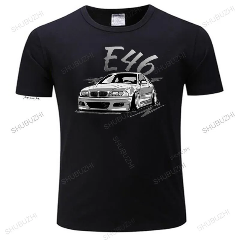 Men's T-Shirts Mens luxury cotton T shirt men O-neck tees Germany Classic Legend Car E46 E60 E61 Loose tops for him plus size teeshirt 230504