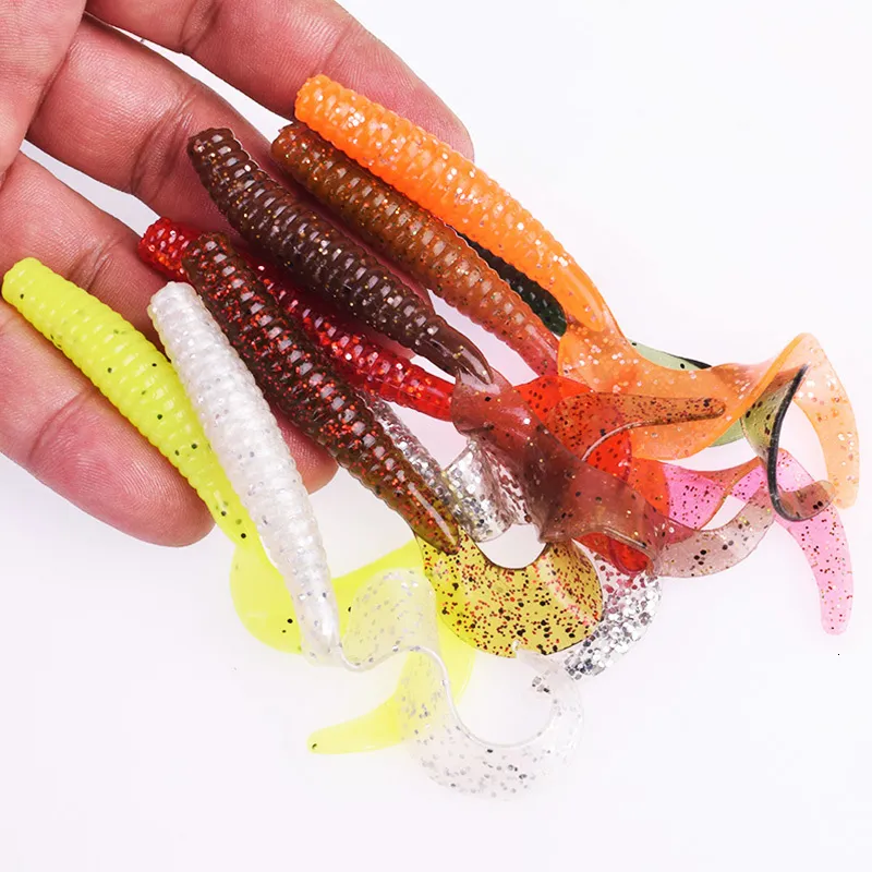 Soft Bait Jigging Wobblers With Worm Tail 8cm/4.3g Fishy Smell Salt  Artificial Silicone Soft Plastic Lures For Bass, Carp, And Leurre Fishing  230504 From Piao09, $7.42