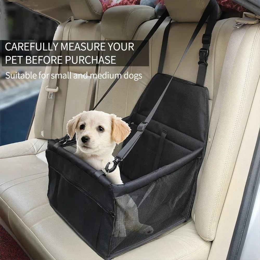 Carriers Pets Safety Travelling Mesh Folded Waterproof Pet Dog Carrier Car Seat Cover Pad Carry House Dog Bag Car Travel Folding Hammock