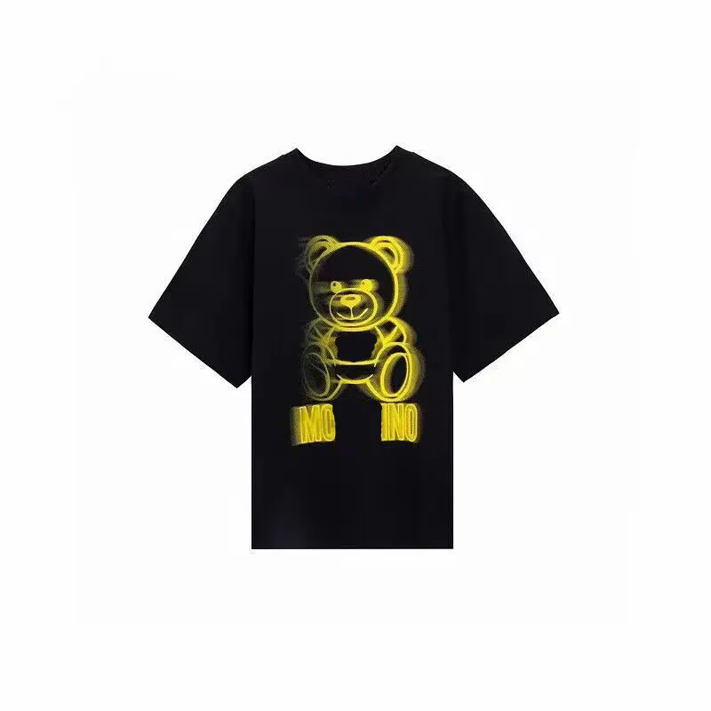 Summer Boys Girls Brand T-shirts Cartoon Bear Kids T-shirt z krótkim rękawem bawełniane listy dzieci