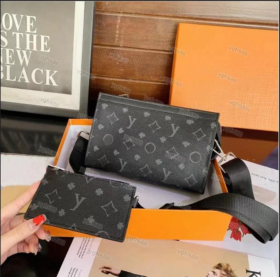 Luxury Designer Mens New Look Shoulder Bags Set With Pochette Pockets