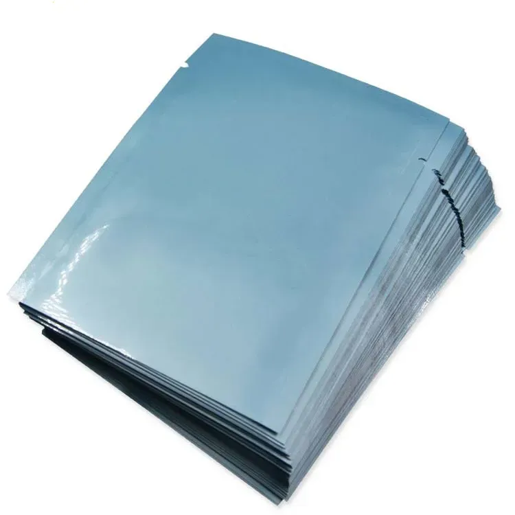 100 stcs 5*8 cm klassieke multi-kleuren open bovenste warmteafdichting Mylar Bag Vacuüm aluminium folie Pakbag Power Packing Pouch Tea Packing Bag
