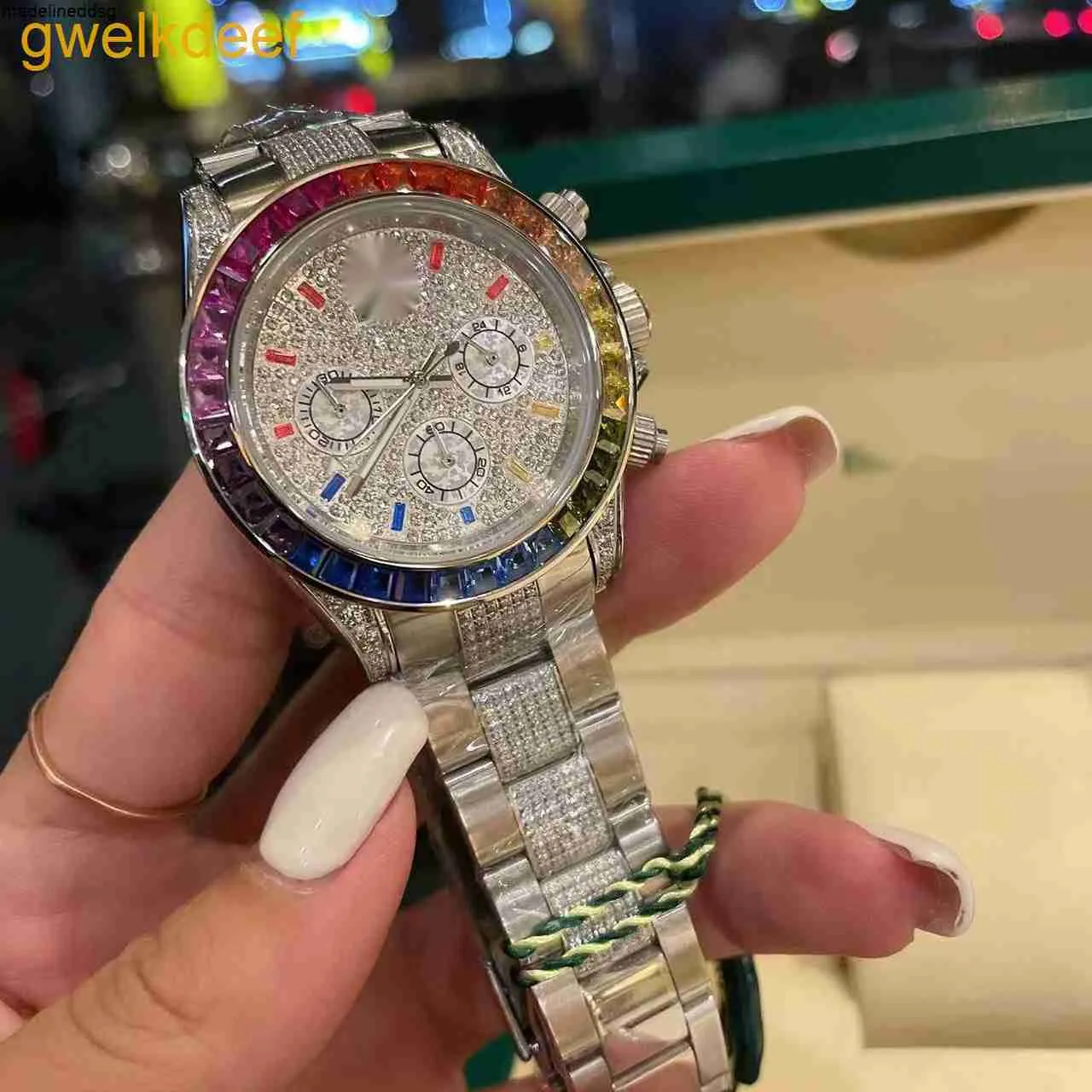 Counter Dowt Discount Wholesale Luxury Watches Brand Name Chronograph Women Women Mens Reloj Diamond Automatic Watch Mechanical Limited Edition PC74 XF2N