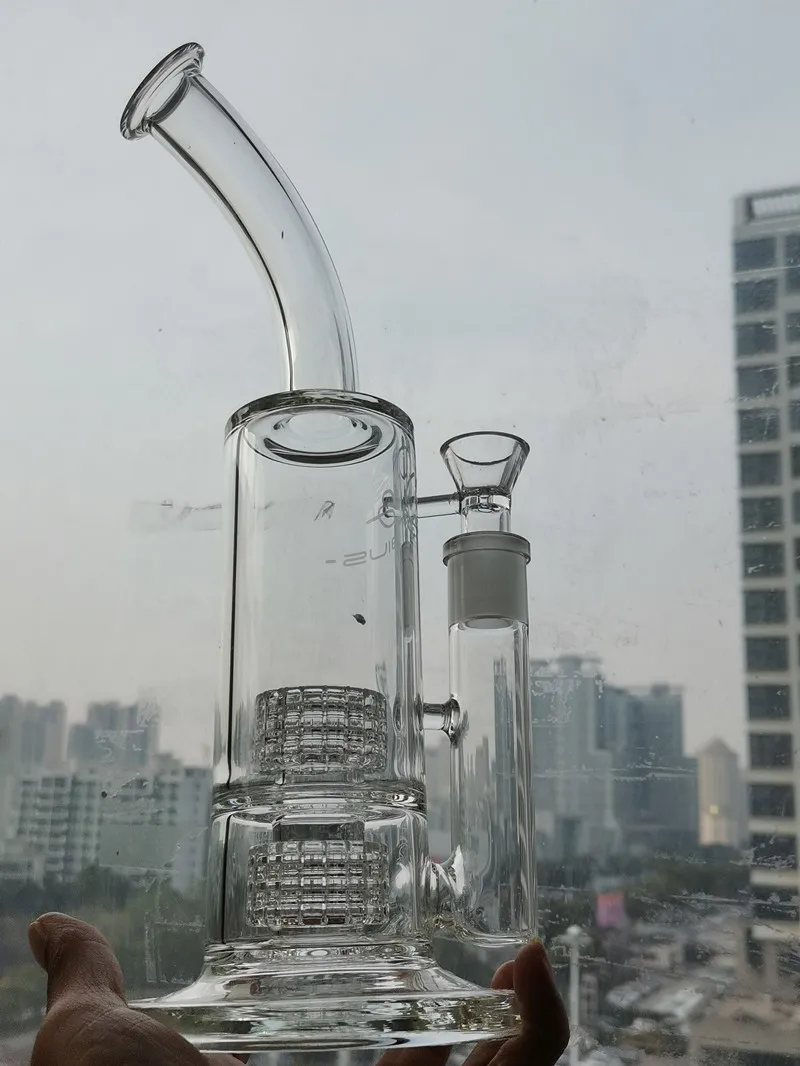 Mobius Bongs Hookahs Matrix PERC DAB Bubbler Water Pijp Recycler Olie Rigs met 18 mm gewrichtsdikte Glazen water Bong