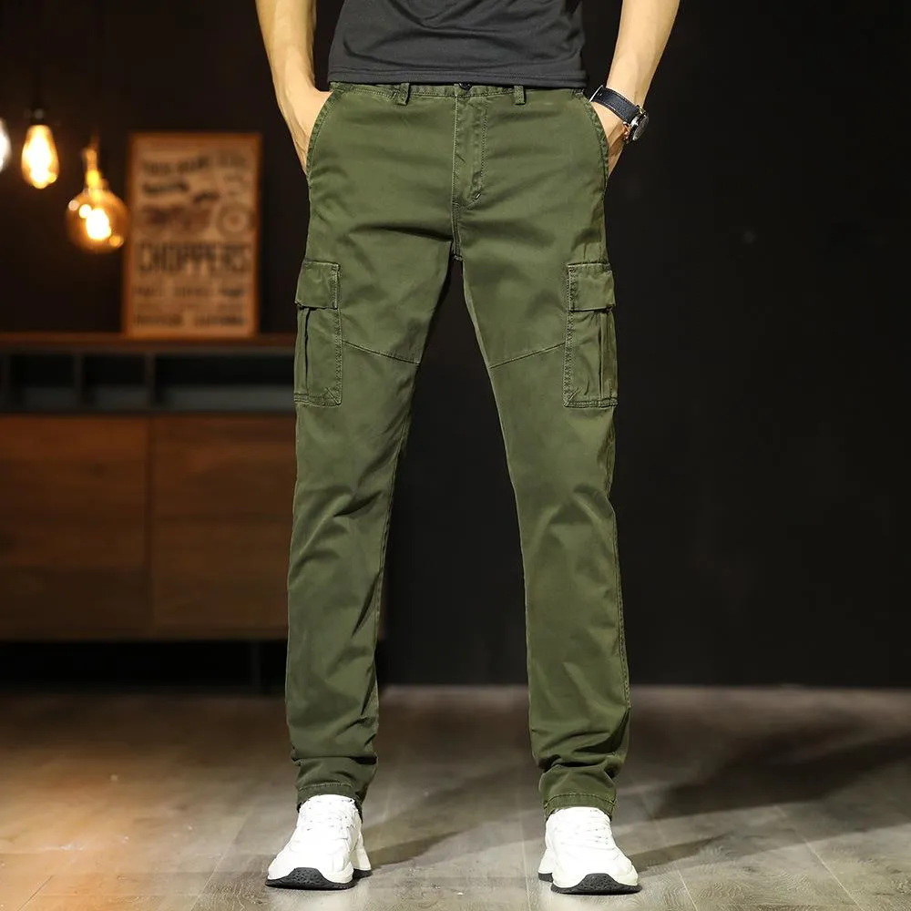 Spodnie taktyczne wojskowe spodnie bawełniane dżins 6 kieszeni armia zielone khaki mężczyźni czarne spodnie cargo odzież 2022 wiosenne lato