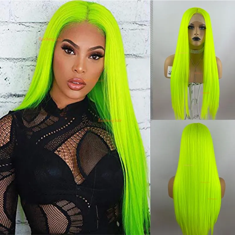 Fluorescent colored wigs sale