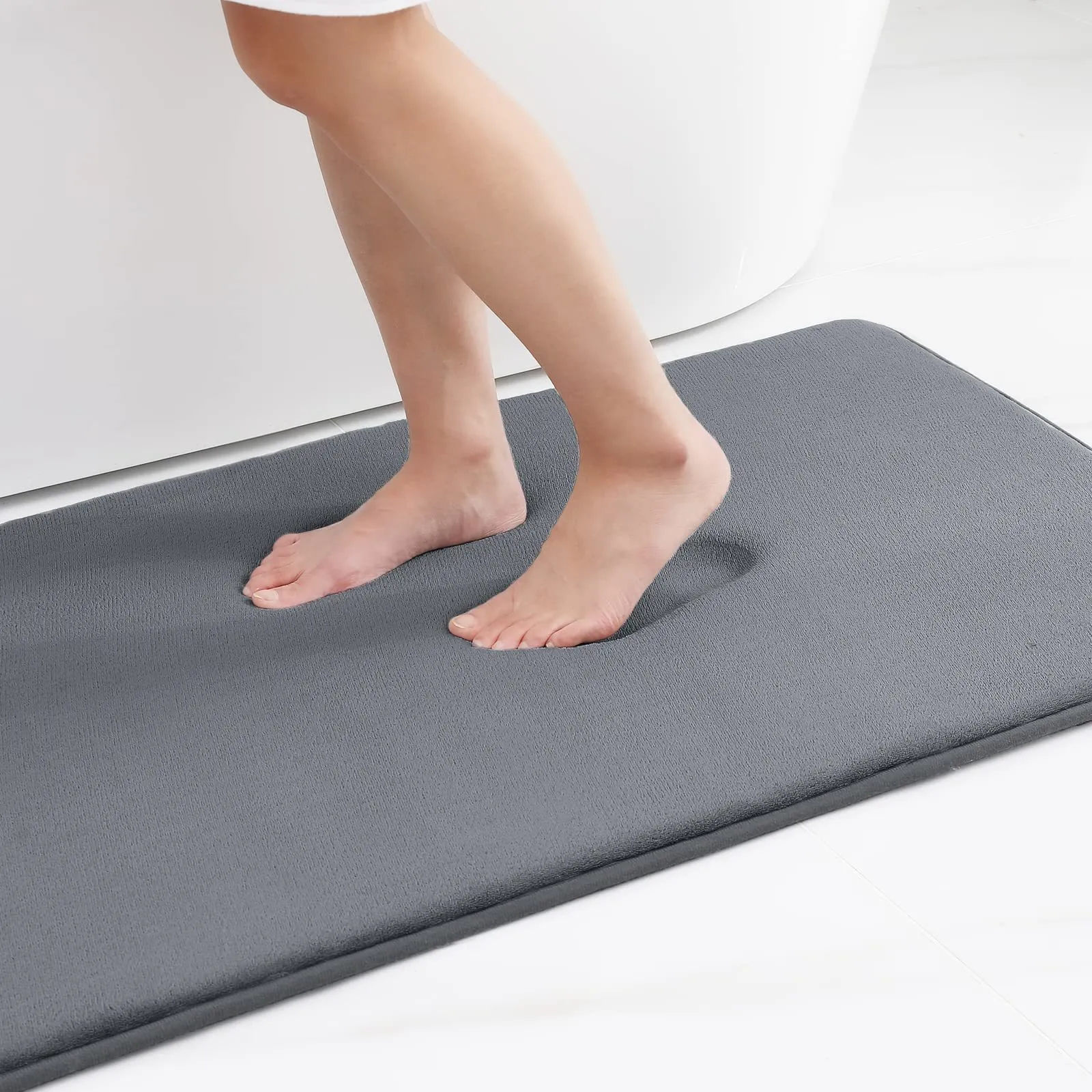 Carpet Olanly Memory Foam Bath Mat Anti Slip Shower Soft Foot Pad Decoration Floor Protector Absorbent Quick Dry Bathroom Rug 230503