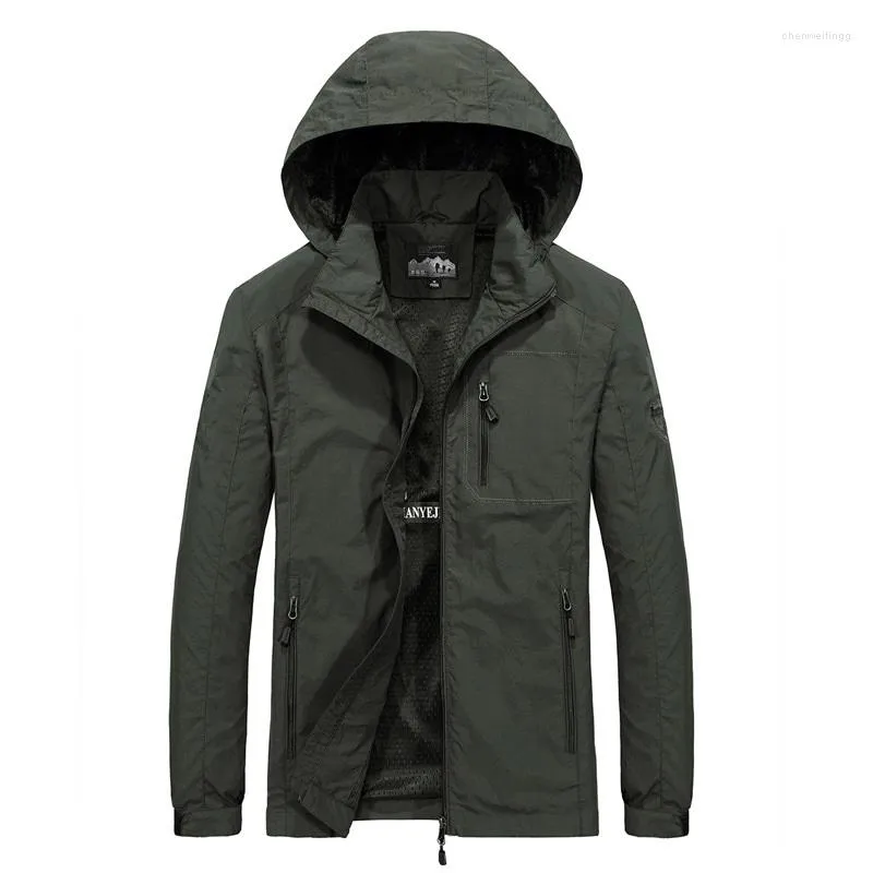 Jackets masculinos quebra -vento masculino Jaqueta de pára -brisa à prova d'água dos homens Militar Compolado Provo de água Breaker Casual Male 2023 Autumn