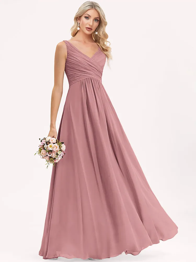 sachin and babi light blue dress Elizabeth K GL2609 Long V-Neck Chiffon Dress main image 1