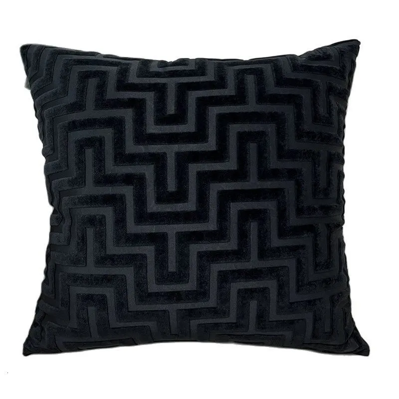 Kissen/Dekokissen Kissen Dekorativer Luxus Moderner Jacquard-Samt Geo Cover Sofa Throw Pillowcase Seat Home from Factory 230504