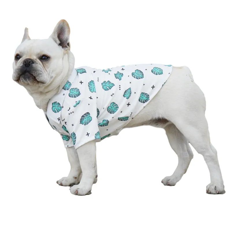 Hundkläder fransk bulldogg hundskjorta sommar husdjur kläder mops kläder poodle bichon frise schnauzer frenchies hund kostym kläder dropship 230504